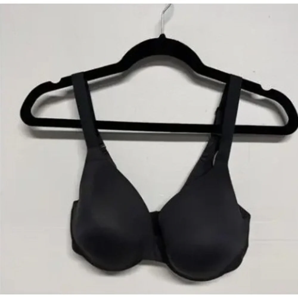SKIMS Smoothing Intimates Full Coverage Lightly Lined Bra Onyx Black 34B‎